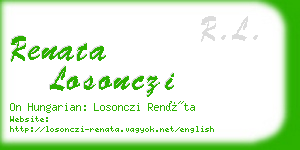 renata losonczi business card